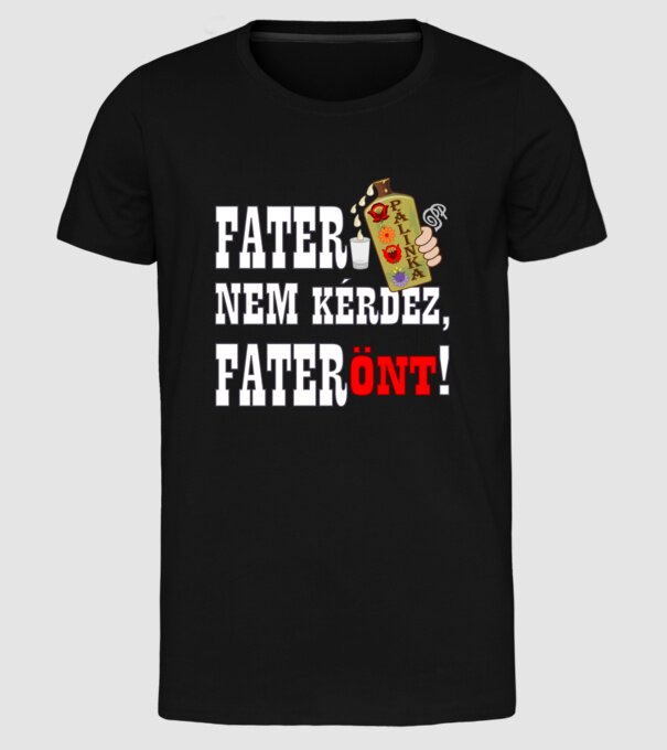  minta fekete pólón