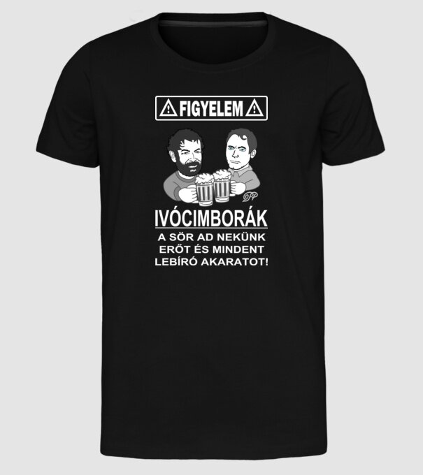 minta fekete pólón