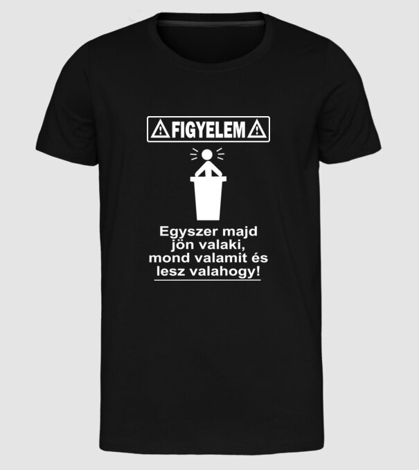  minta fekete pólón