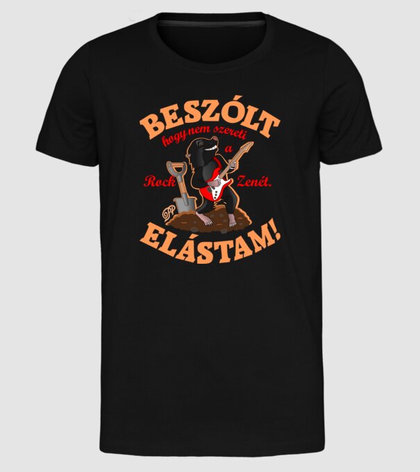  minta fekete pólón