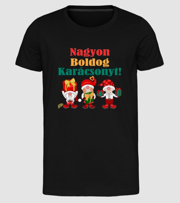  minta fekete pólón
