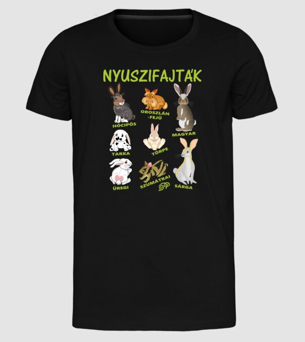  minta fekete pólón