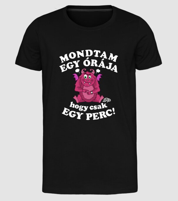  minta fekete pólón