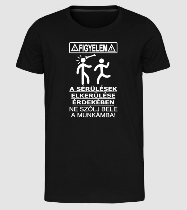  minta fekete pólón