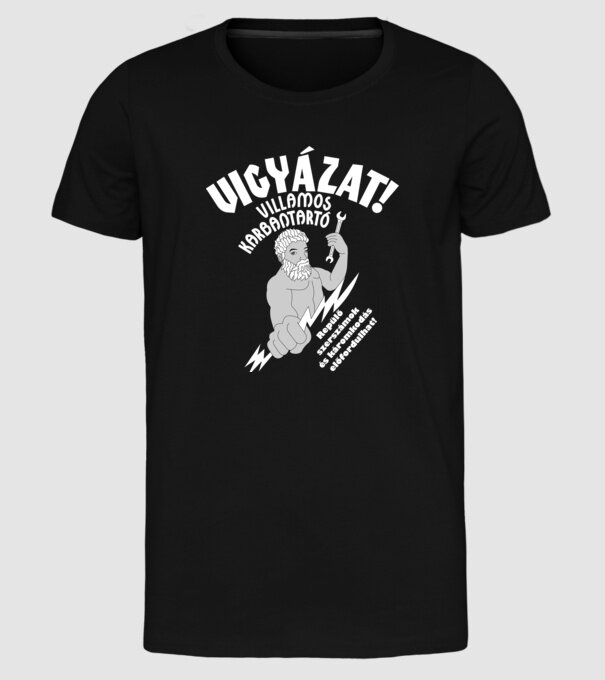  minta fekete pólón