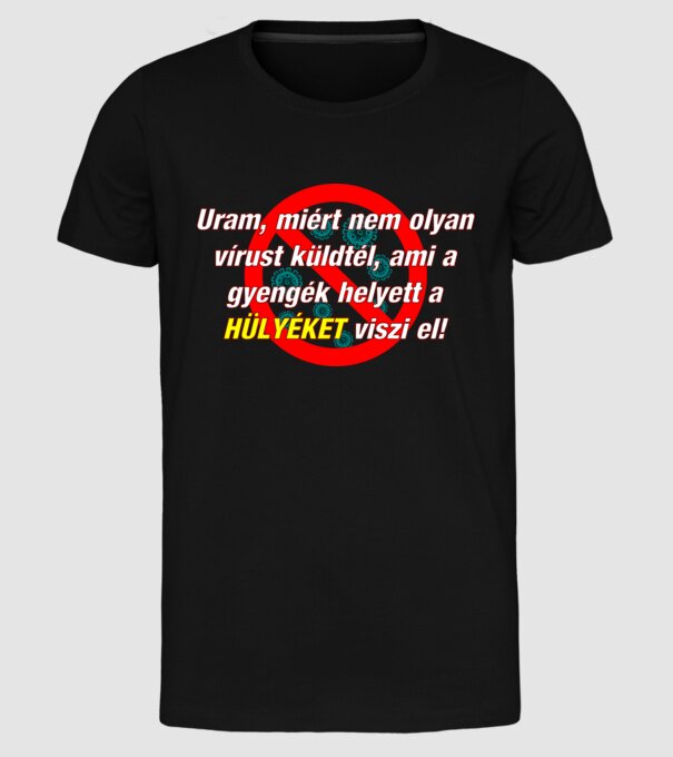  minta fekete pólón