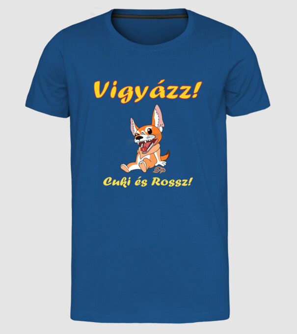  minta királykék pólón