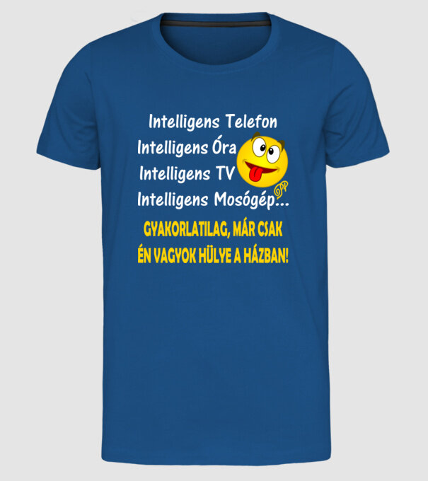  minta királykék pólón