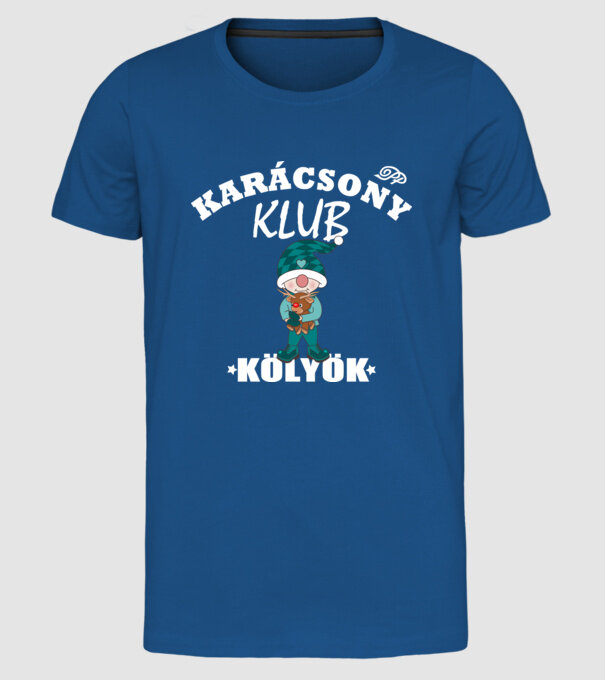  minta királykék pólón