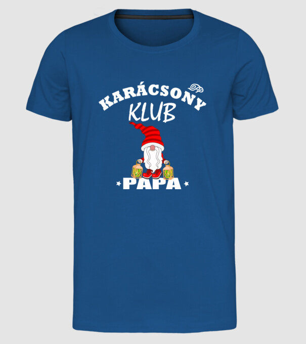  minta királykék pólón
