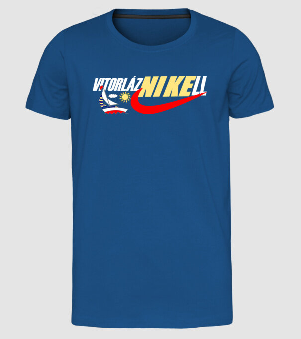  minta királykék pólón