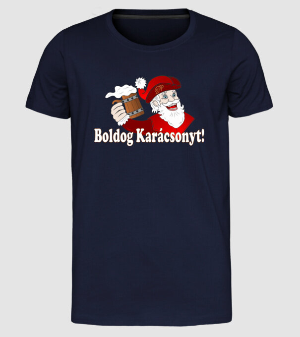  minta sötétkék pólón