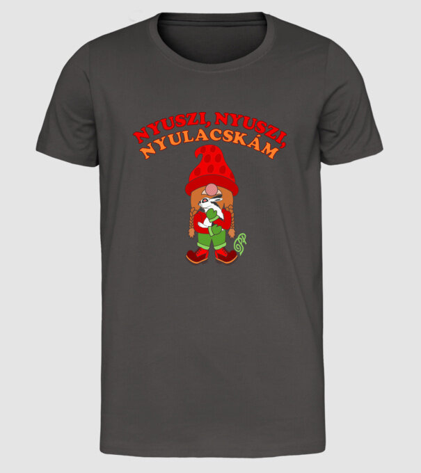 minta sötétszürke pólón