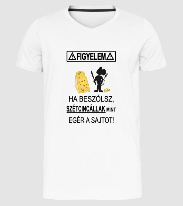  minta fehér pólón
