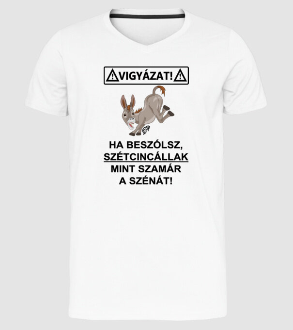  minta fehér pólón