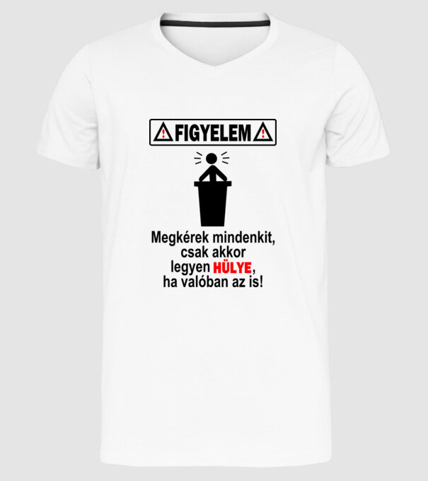  minta fehér pólón