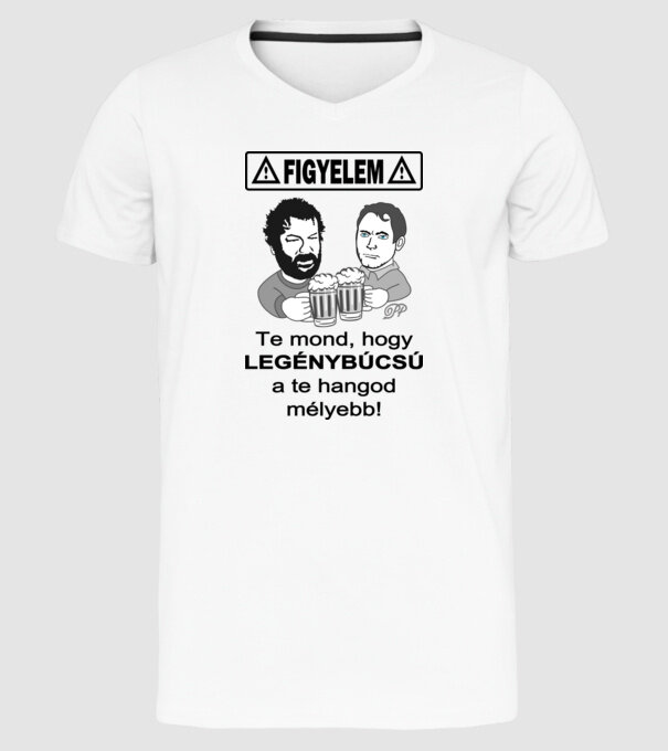  minta fehér pólón
