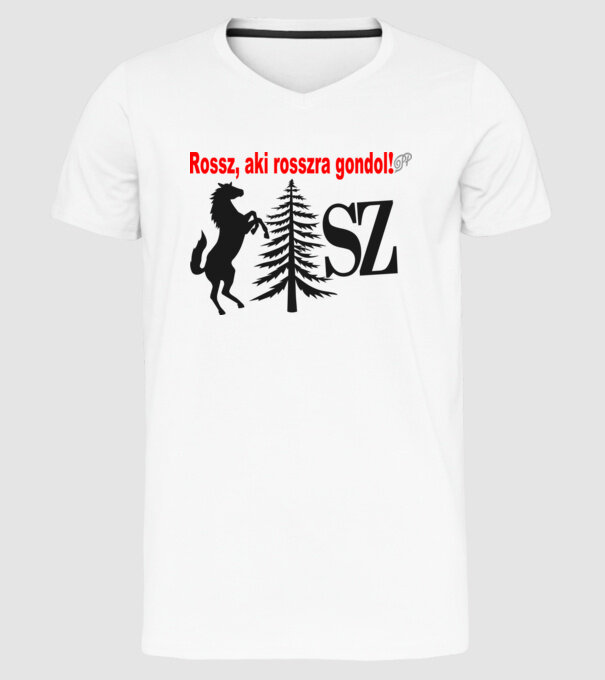  minta fehér pólón