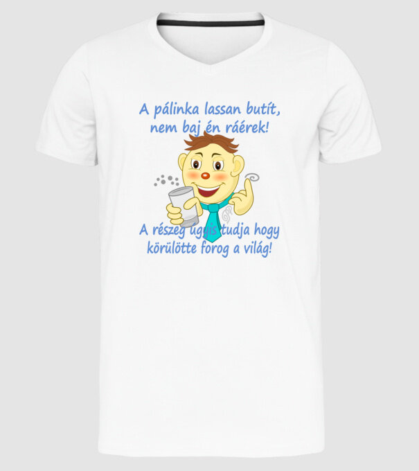  minta fehér pólón