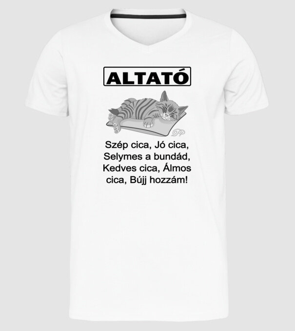  minta fehér pólón