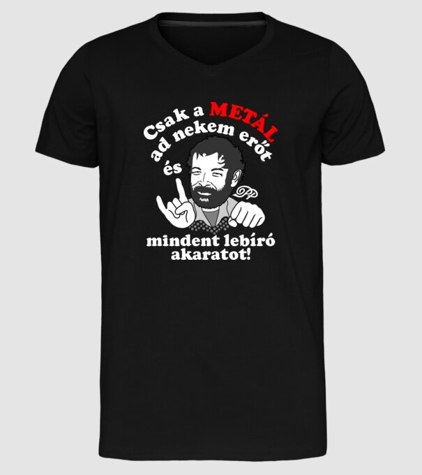  minta fekete pólón
