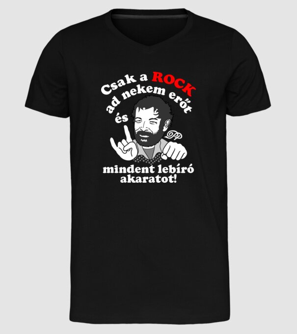  minta fekete pólón