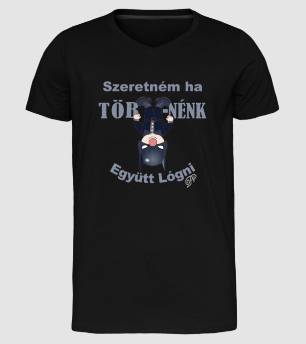  minta fekete pólón