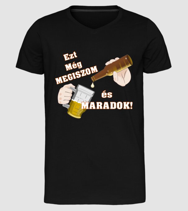  minta fekete pólón