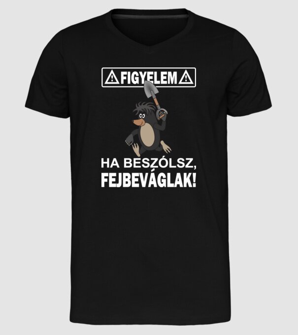  minta fekete pólón
