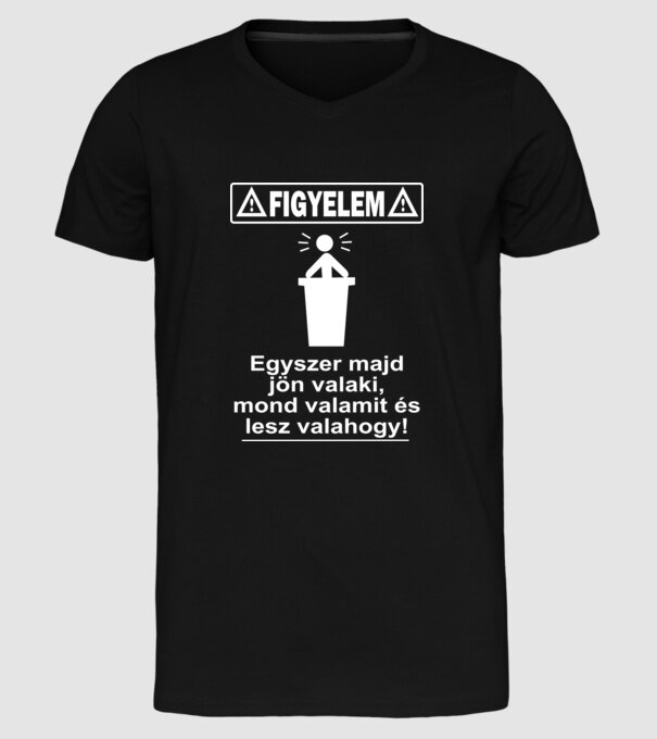  minta fekete pólón