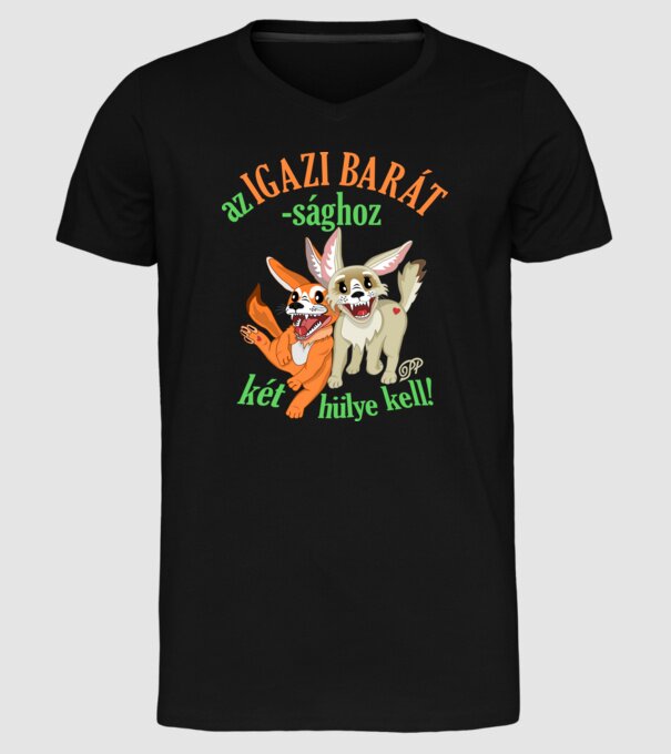  minta fekete pólón