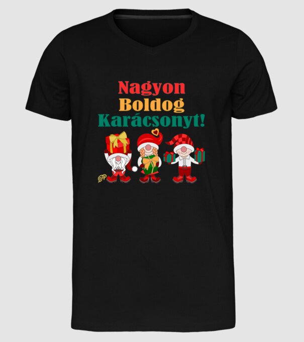  minta fekete pólón
