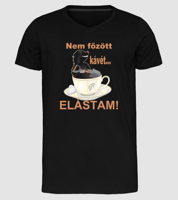  minta fekete pólón