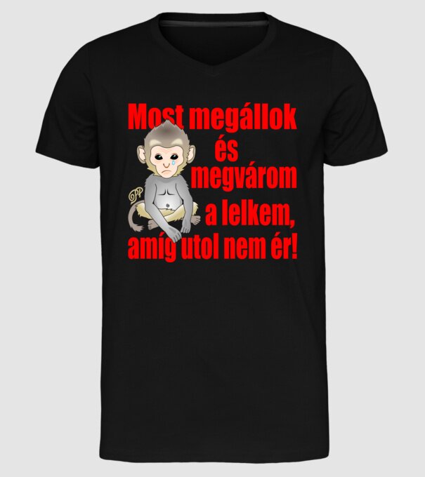  minta fekete pólón