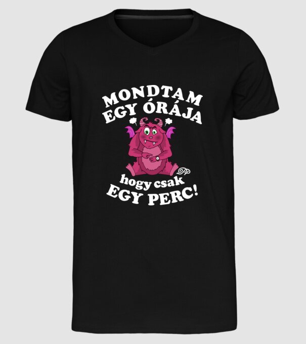  minta fekete pólón