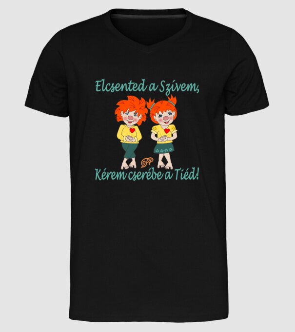  minta fekete pólón