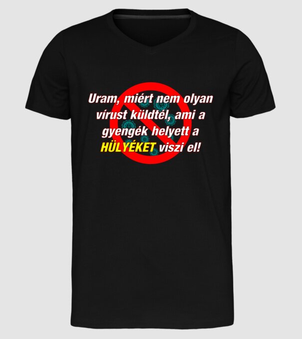  minta fekete pólón