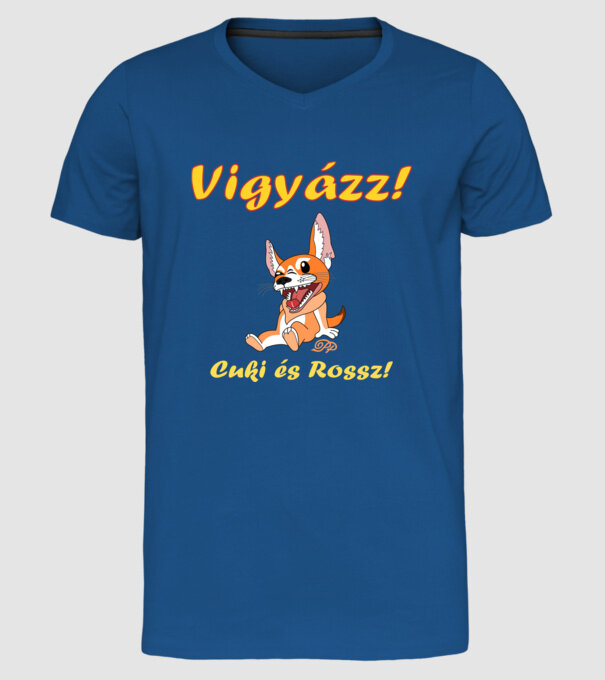  minta királykék pólón