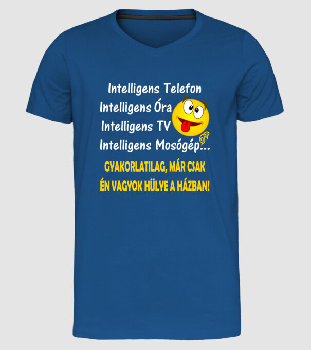  minta királykék pólón
