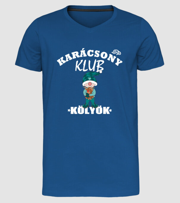  minta királykék pólón