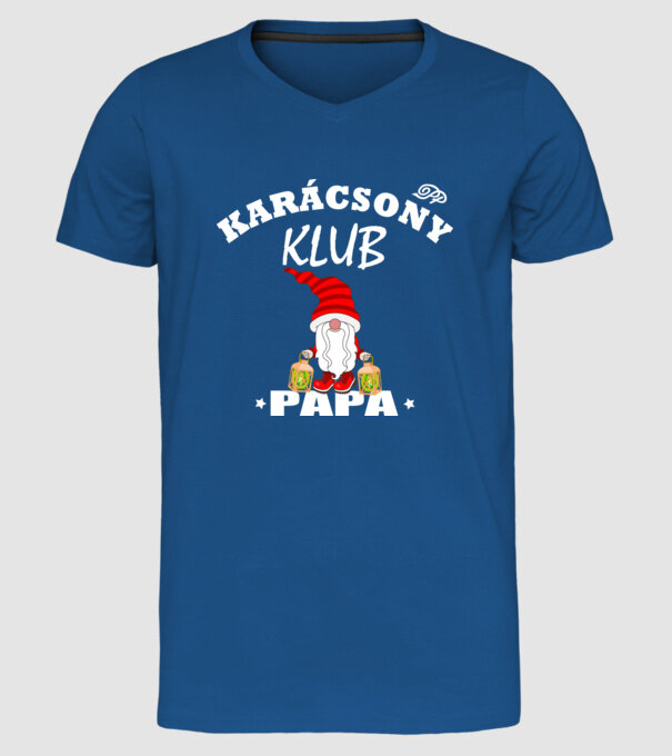  minta királykék pólón