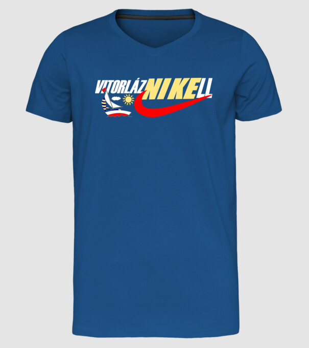  minta királykék pólón