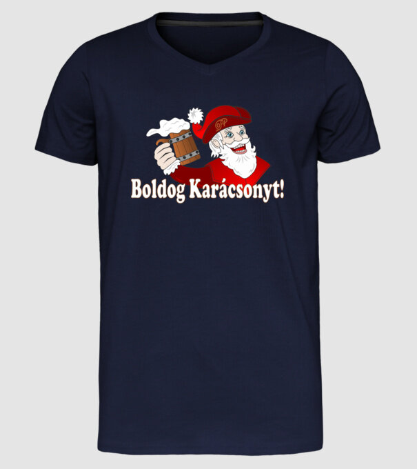  minta sötétkék pólón
