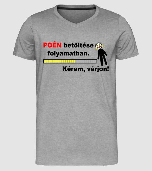  minta szürke pólón