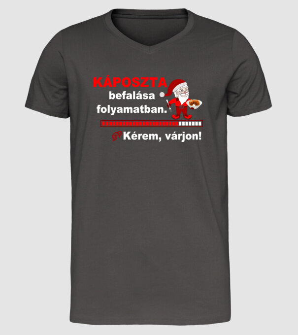  minta sötétszürke pólón