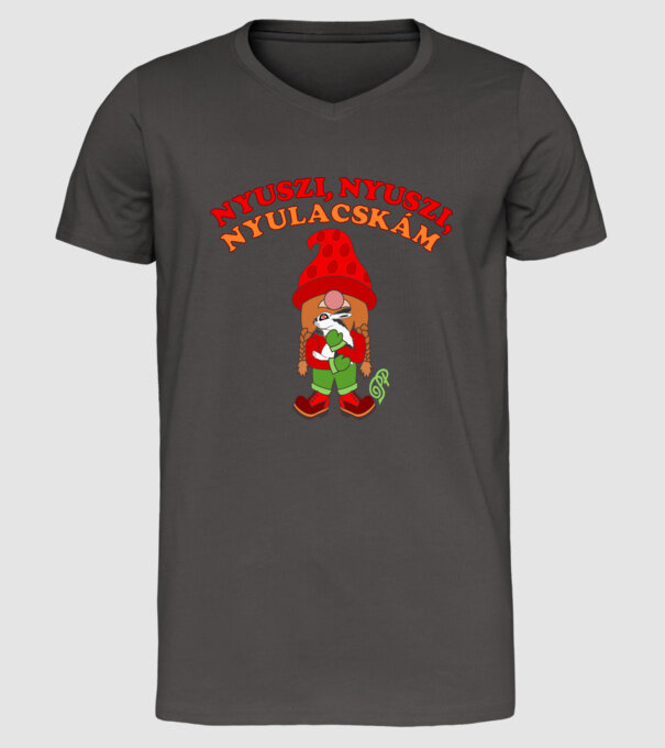  minta sötétszürke pólón