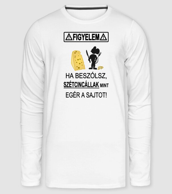  minta fehér pólón