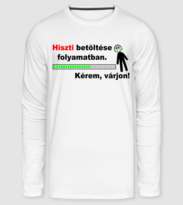  minta fehér pólón
