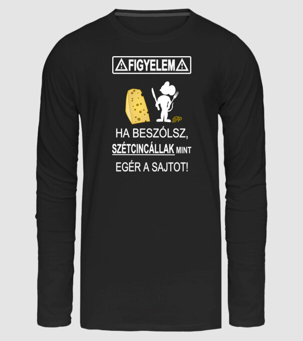  minta fekete pólón