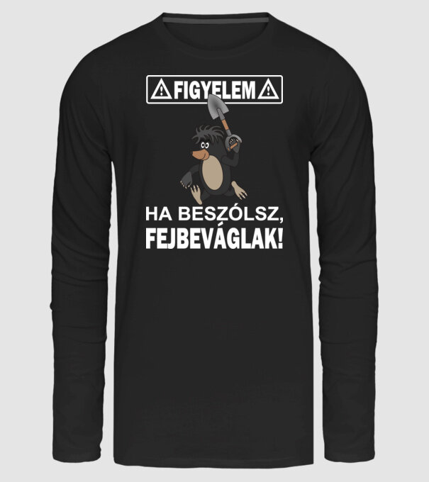  minta fekete pólón